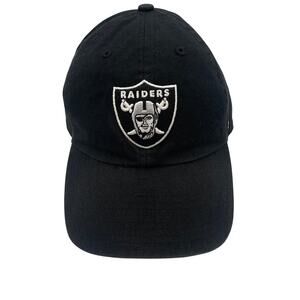 Las Vegas Raiders Cap Black NFL Football '47 Adjustable - Size OS